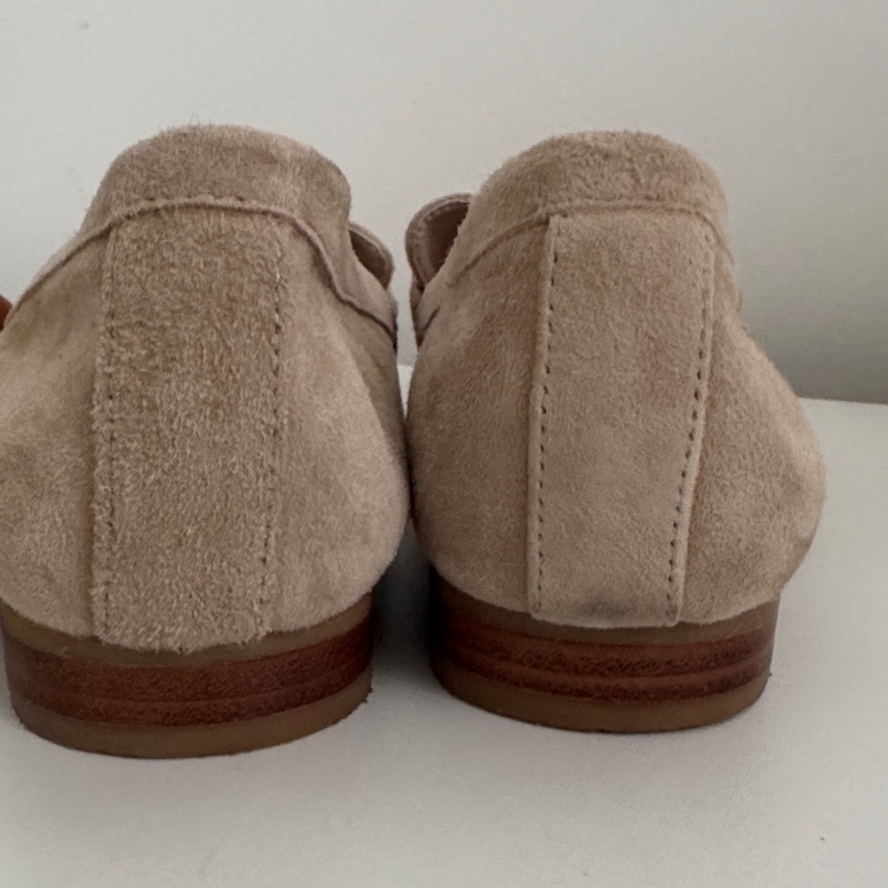 JOIE Cream suede leather Loafers size 9M - Picture 7 of 8